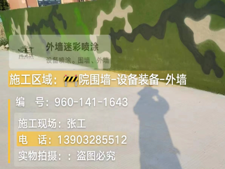密云 迷彩漆喷涂价格(按平方米计费)