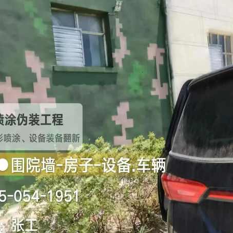 密云数码迷彩漆施工